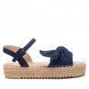 sandalias Xti con lazo azul cogida al tobillo
