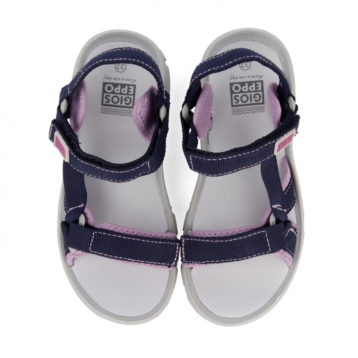 sandalias Gioseppo violeta para niña duval - Querol online