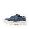 Zapatillas lona Lois azules tipos alpargata