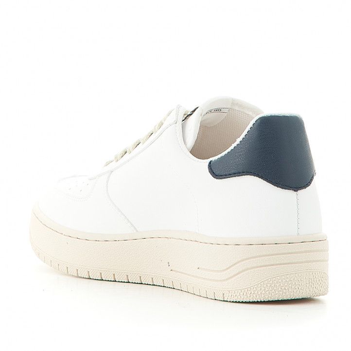 Zapatillas deportivas Victoria blancas con logo en gris - Querol online