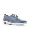 Zapatos sport Zen azules con detalles rojos y suela blanca