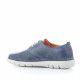 Zapatos sport Zen azules con detalles rojos y suela blanca - Querol online