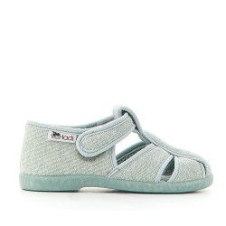 Zapatillas casa Vulladi verde azuladas cerradas - Querol online