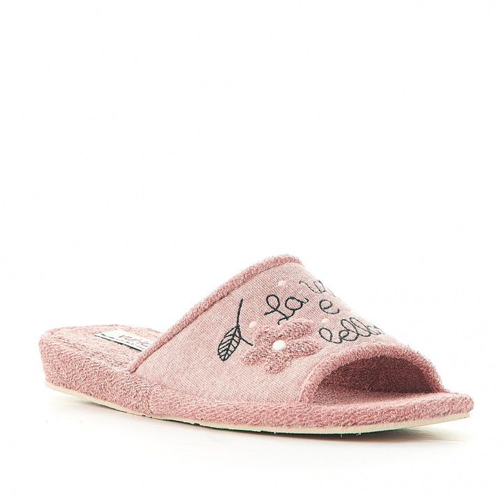 Zapatillas casa Vulladi la vita e bella color rosa - Querol online
