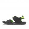 xancletes New Balance black con lime glo