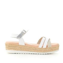 sandalias QUETS! con varias tiras y plataforma - Querol online