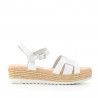 sandalias QUETS! con tiras blancas y plataforma