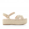 Sandàlies plataformes Owel malta de ràfia i plataforma