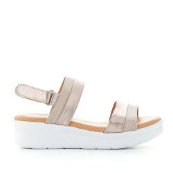 Sandalias cuña Redlove isabel con doble tira - Querol online