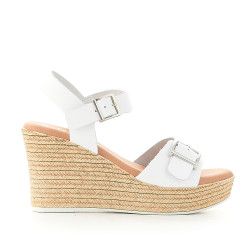 Sandalias cuña Redlove miriam con hebilla en la pala - Querol online