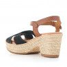 Sandalias tacón Redlove beth con doble tira cruzada y plataforma