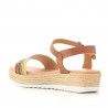 Sandalias plataformas Redlove ona bajas de cuerdas multicolor
