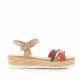 Sandàlies plataformes Redlove noa amb tires creuades multicolor - Querol online
