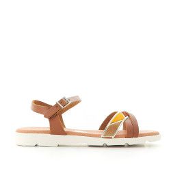 Sandalias planas Redlove monica con detalles de colores - Querol online