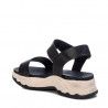 Sandalias plataformas Carmela con velcro lateral y trasero