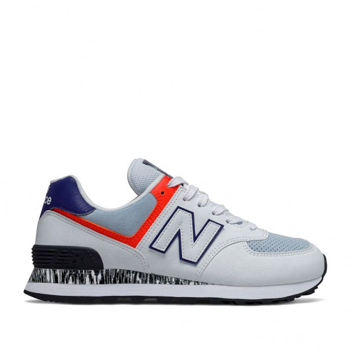 Sabatilles esportives New Balance 574 white con ghost pepper - Querol online