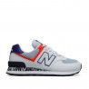 Sabatilles esportives New Balance 574 white con ghost pepper