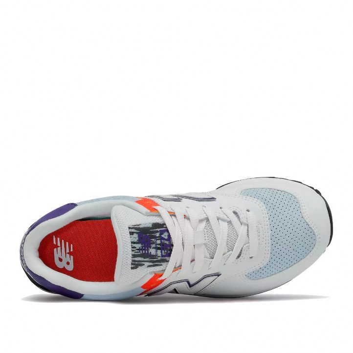 Sabatilles esportives New Balance 574 white con ghost pepper - Querol online