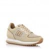 Zapatillas deportivas Mustang selva color tierra con tejido