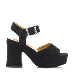 Sandalias tacón Mustang con plataforma delantera de unos 2 cm - Querol online