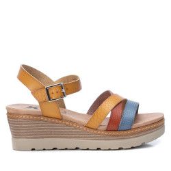 Sandàlies falca Xti amb disseny de tres tires combinant colors - Querol online