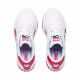 Zapatillas deportivas PUMA MODA blancas con detalles en fucsia, con suela progresiva - Querol online