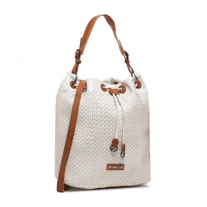 bosses Refresh blanca amb detalls marrons - Querol online