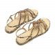 Sandalias planas Maria Mare con un femenino y original diseño en estampado - Querol online
