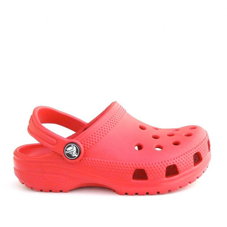 xancletes Crocs de color vermell