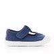 Zapatillas lona Victoria azules con velcro superior - Querol online