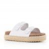 sandàlies QUETS! blanques amb plataforma