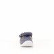 Sandalias abotinadas Biomecanics azul marino de algodón con plantilla de piel extraíble - Querol online