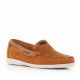 Zapatos sport Lobo catania de piel marrón perforada - Querol online