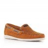 Sabates sport Lobo catania de pell marró perforada