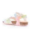 sandalias Pablosky arco iris con hebilla en pala y tobillo