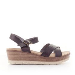 Sandàlies falca Amarpies amb diverses tires que es creuen - Querol online