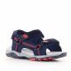 sandalias CRECENDO azules con detalles rojos - Querol online
