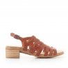 Sandàlies taló Porronet pell cuir valerie