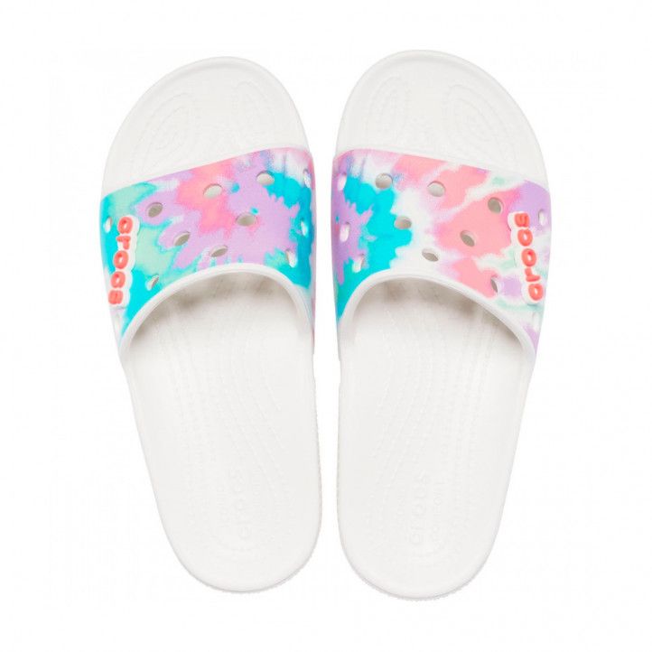 Xancles Crocs classic tie dye graphic slide u fresco-multi - Querol online