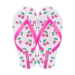 Xancletes Ipanema blanques amb cireres - Querol online
