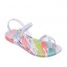 Chanclas Ipanema con fondo blanco y estampado multicolor
