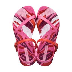 Chanclas Ipanema con colores rojos y estampado - Querol online