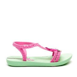 Xancletes Ipanema lila amb flors - Querol online