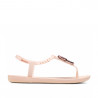 Chanclas Ipanema con detalle rosa metálico
