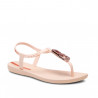 Chanclas Ipanema con detalle rosa metálico