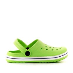 chanclas QUETS! verdes con línea negra - Querol online