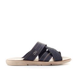 Sandalias Lobo comacchio azules marino - Querol online