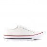 Zapatillas lona Owel quincy blanca con puntera reforazada