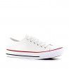 Zapatillas lona Owel quincy blanca con puntera reforazada