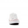 Zapatillas lona Owel quincy blanca con puntera reforazada